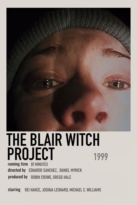 The Blair Witch Project Poster, Blare Witch Project, Halloween Movie Poster, October Movies, The Blair Witch Project, Blurry Pics, Indie Movie Posters, Film Recommendations, Blair Witch Project