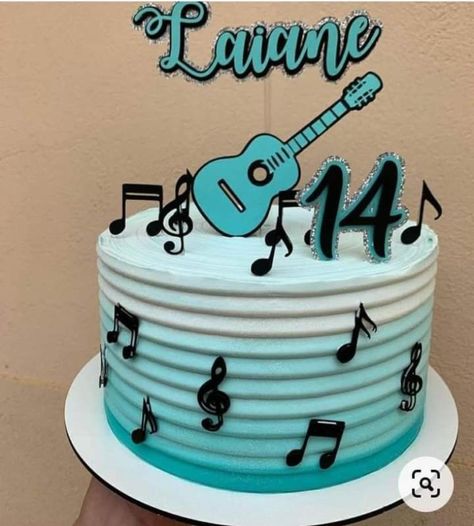 Music Note Birthday Cake, Music Note Cake, Bolo Musical, Music Themed Cakes, Cake Designs For Boy, Piano Cakes, Music Cakes, Diy Cake Topper Birthday, 15th Birthday Cakes