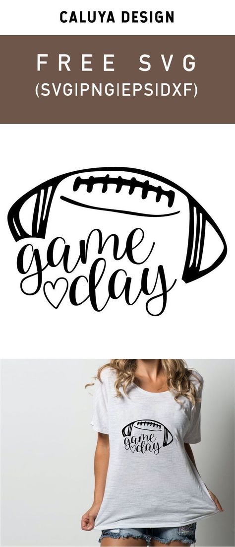 Free Svg Files For Cricut Football, Football Svg Shirts, Silhouette Shirt Ideas, Cricut Football Projects, Football Mom Svg Free, Football Cricut Shirts, Free Football Svg Files For Cricut, Football Svg Free Cricut, T Shirt Svg Free