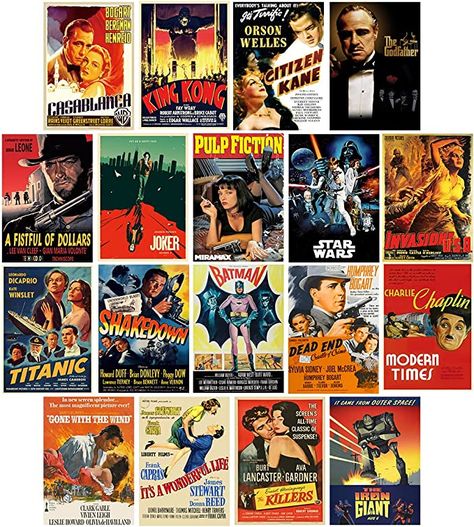 Film Room Aesthetic, Movie Posters Wall Decor, Movie Poster Room Decor Aesthetic, Film Room Ideas, Aesthetic Retro Room, Retro Room Aesthetic, Retro Posters For Room, Modern Arcade, Movie Poster Display