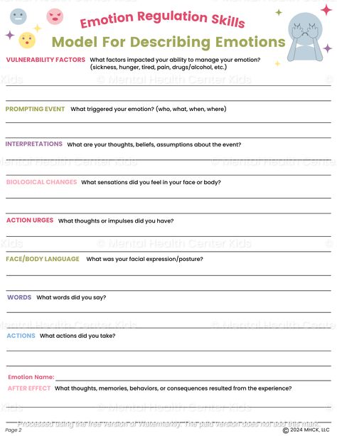 DBT Model Of Emotions Worksheet – Mental Health Center Kids Emotional Cup Worksheet, How To Identify Emotional Triggers, Boundaries Worksheet Mental Health, Therapy Activity For Teens, Triggers Worksheet, Worksheets For Mental Health, Dbt Worksheet, Therapy Modalities, Emotions Worksheet