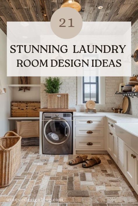 21 Stunning Laundry room Designs That Combine Elegance with Efficiency Laundry Room Taupe Cabinets, Laundry Room Designs Layout, Long Laundry Room Ideas Layout, Laundry Room Layout Ideas Floor Plans, Neutral Laundry Room Ideas, Cabin Laundry Room Ideas, Square Laundry Room Layout, Cottage Laundry Room Ideas, Mediterranean Laundry Room