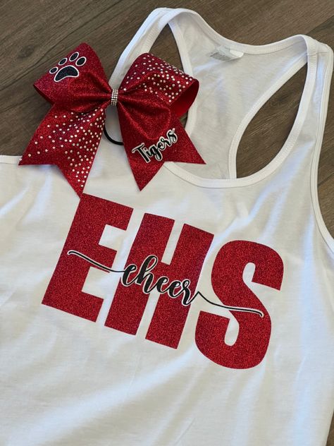 Cheer Camp Outfits, Cheer Camp Shirts, Cute Cheer Shirts, Cheer Practice Wear, Cheer Tryouts, Camp Shirt Designs, Coach Outfits, Cheer Team Gifts, Cheer Gear