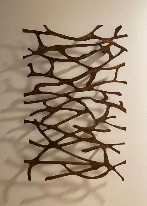 andre2711 - Etsy Outdoor Wall Sculpture Art, Wall Sculpture Art Modern Abstract, Organic Wall Hanging, Metal Art Installation, 3d Wall Sculpture Art, Styrofoam Wall Art, Organic Wall Decor, Organic Wall Art, Bronze Wall Art