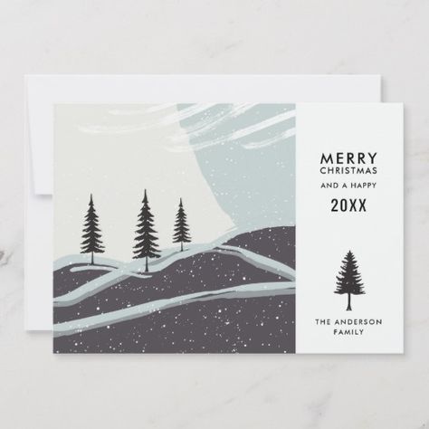 Modern Christmas Trees Holiday Cards Elegant Christmas Cards, Holiday Card Inspiration, New Year Card Design, Chrismas Cards, Corporate Christmas Cards, Corporate Holiday Cards, Business Christmas Cards, Modern Christmas Cards, Christmas Cards Kids