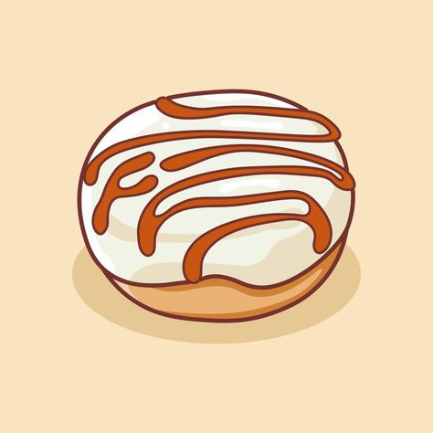 Cartoon Doughnut, Donuts Clipart, Donut Illustration, Donut Drawing, Donut Cartoon, Donuts Cake, Speed Draw, Donut Art, Jelly Doughnuts