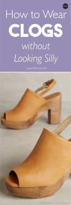 How to Wear Modern Clogs Without Looking Silly | Zerxza Black Heels Clogs & Mules, How To Wear Clogs 2022, High Heel Clogs Outfits, How To Wear Clogs With Jeans, What To Wear With Clogs, Leather Clogs Outfit, How To Wear Clogs Outfits, Clogs With Dresses, Clog Heels Outfit