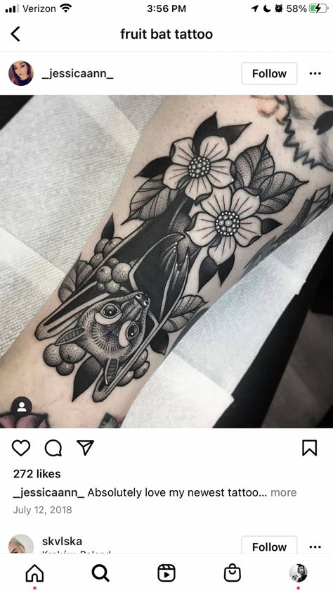 Bold Tattoo Cover Up, Goth Cover Up Tattoo, Bat Flower Tattoo, Cute Bat Tattoo Ideas, Spooky Floral Tattoo, Dark Cover Up Tattoos, Fruit Bat Tattoo, Traditional Tattoo Cover Up, Gothic Floral Tattoo