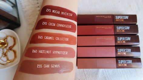 Maybelline Matte Ink Swatches, Super Stay Matte Ink Swatches, Maybelline Super Stay Matte Ink Swatches, Superstay Matte Ink Swatches, Maybelline Vinyl Ink Swatches, Maybelline Lipstick Superstay, Maybelline Lipstick Swatches, Maybelline Matte Lipstick, Maybelline Matte Ink