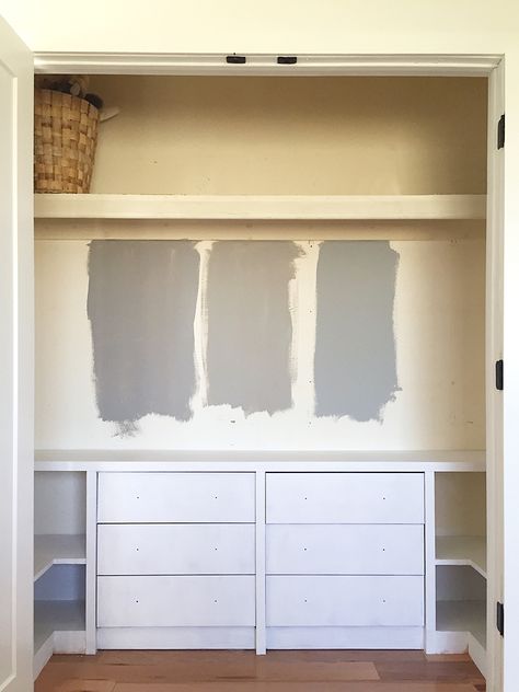 Something like this would be great to add storage to the girls' closets...the 'base' is the same Ikea dressers you already have Diy Closets, Closet Ikea, Dresser In Closet, Closet Built Ins, Built In Dresser, Ikea Closet, Closet Hacks, Boys Closet, Doors Ideas