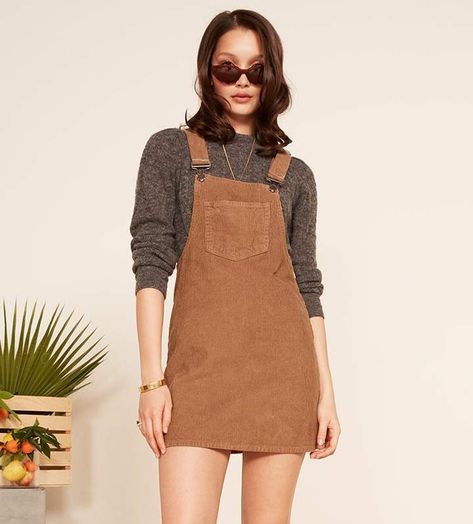 Lane Jumper Girly Rocker Style, Style Guru, Reformation Dress, Aline Dress, Reformation Dresses, Women's Sweaters, Overall Shorts, Dream Wardrobe, A Line Skirt