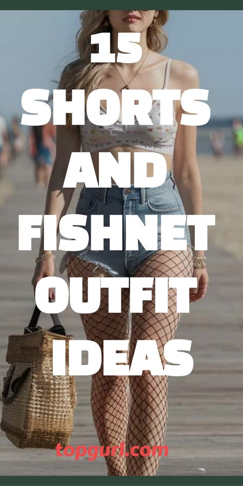 15 Sizzling Shorts and Fishnet Outfit Ideas to Rock Your Look Jean Shorts Rave Outfit, Jean Shorts Fishnet Outfit, White Fishnet Tights Outfit, Sheer Shorts Outfit, Emo Fishnet Outfit, Ripped Jeans With Fishnets Outfit, Styling Fishnets, Fishnets And Shorts Outfits, Fishnets And Skirt