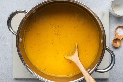 One of the most basic kitchen tasks is thickening a soup. Learn how to easily thicken a soup using pantry staples. Thickening Soup, Thicken Soup, The Spruce Eats, Savory Butternut Squash, Soup Recipe Ideas, Carrot Soup Recipes, How To Make Risotto, How To Thicken Soup, Butternut Soup