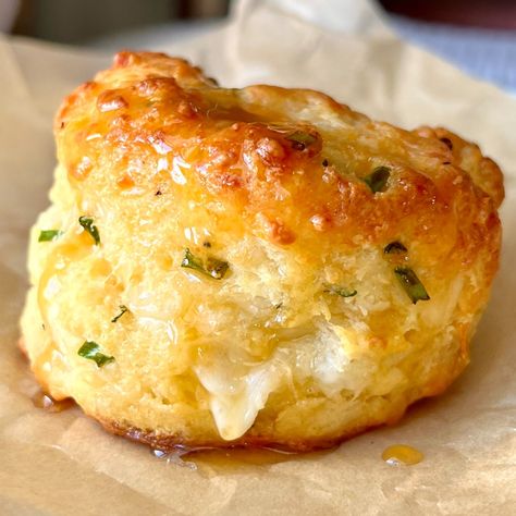 Goat Cheese & Chive Biscuits — Violet Cooks Things Onion Chive Biscuits, Cheese And Chive Biscuits, Savory Goat Cheese Appetizer, Goat Cheese Biscuits, Sheep Cheese Recipes, Goat Cheese Recipes Dinner, Stuffed Scones, Recipes With Goat Cheese, Violet Cooks