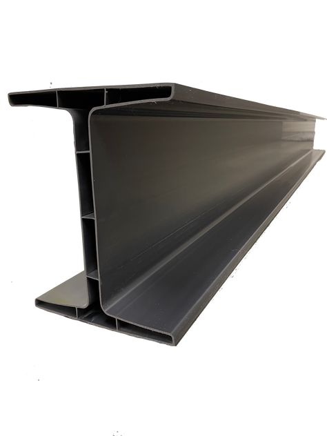 Faux Steel I-BEAM - Steel Grey