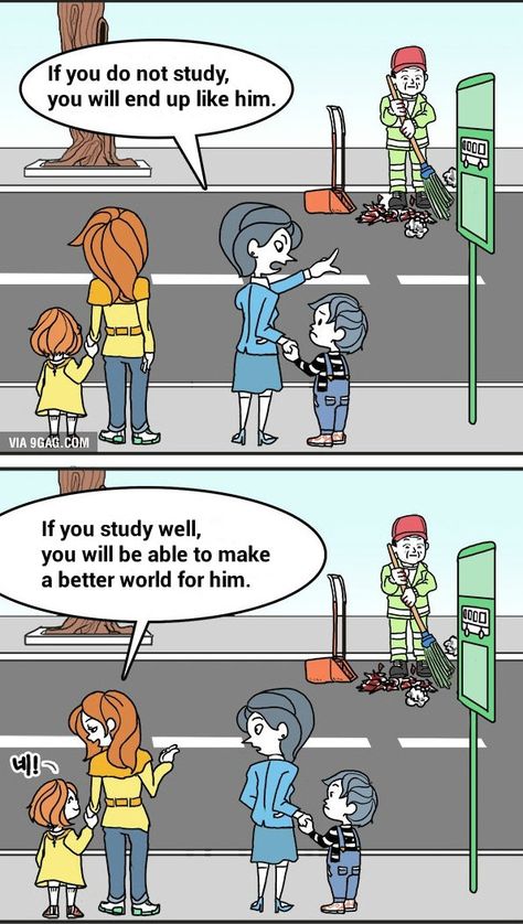 2 Types de Parents :  _____ "Si tu n'étudies pas, tu finiras comme lui."   _____ "Si tu étudies bien, tu seras capables de créer un meilleur monde (pour lui)" Satirical Art, Daddy Jokes, Quotes School, Environmental Problems, Parenting Types, Study Better, Faith In Humanity Restored, Humanity Restored, Komik Internet Fenomenleri