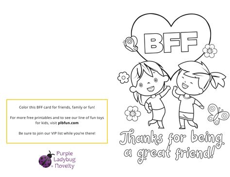 Friends Template, Friend Template, Friend Icon, Friendship Articles, Friendship Printables, Bff Cards, Friendship Activities, Card For A Friend, Best Friend Cards