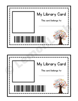 Your students will love these fun library cards! Have your students personalize their own card with their picture and name. Laminate the cards to have them check out classroom books! Library Borrowing Card, Library Card Craft Preschool, Elementary School Library Cards, Library Check Out Cards, Library Activities For Kids, Library Card Template, Library Card Printable, Tweedy Bird, Library Orientation