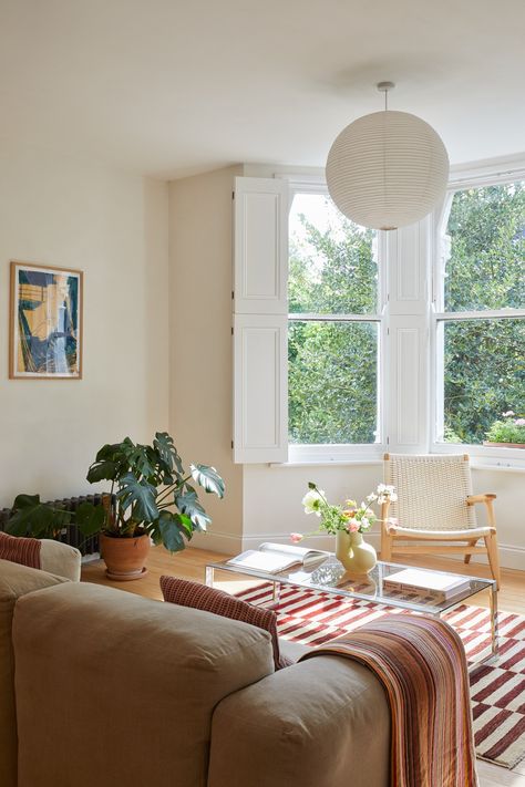 For Sale: Wickham Road, London SE4 | The Modern House London Flat Interior, London Living Room, Flat Decor, London Interior, White Tile Floor, Flat Interior, The Modern House, Mid Century Modern Living Room, Minimalism Interior