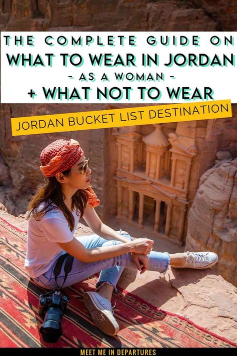 Jordan travel outfits | Jordan travel outfits womens | outfits for Jordan travel | Jordan travel guide | Jordan packing list | travel to Jordan packing lists | packing for Jordan | packing list for Jordan | Jordan itinerary | Jordan travel itinerary | Jordan bucket list | middle east packing list | packing for the middle east | packing for middle east | what to wear in Jordan | what to wear in Jordan for women | what to wear in petra Jordan What To Wear In Amman Jordan, Jordan Fashion Women, Jordan Petra Outfit Women, Jordan Vacation Outfits, Outfit For Jordans Women, Jordan Country Outfits, Jordan Packing List Women, Jordan Packing List, Amman Outfits Womens