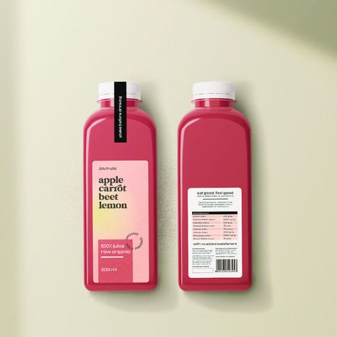 Healthy Juice Packaging, Bottle Box Packaging Design, Health Drink Packaging, Fruit Drink Packaging, Drink Packaging Design Bottle, Bottle Packaging Ideas, Smoothies Packaging, Juice Branding Design, Juice Bottle Design