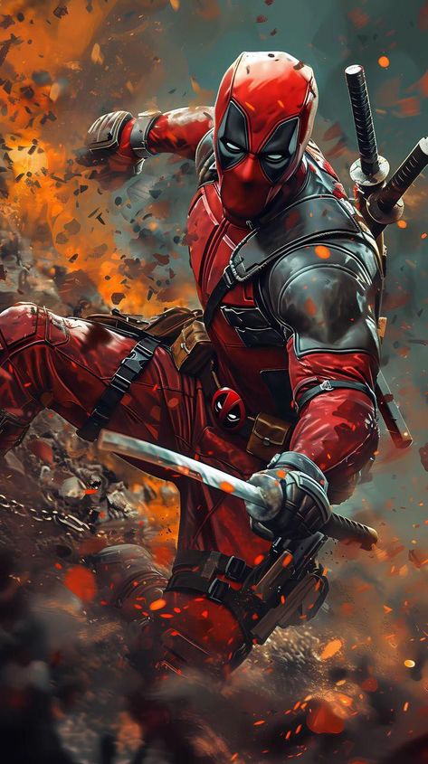 Red And Black Suit, Breaking The Fourth Wall, Relatable Comics, Witty Remarks, Deadpool Wallpaper, Anime Jujutsu Kaisen, Anti Hero, Fourth Wall, My Collection