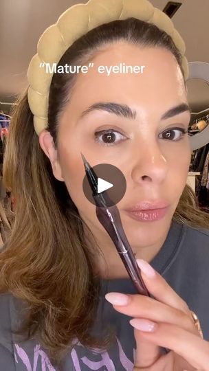 257K views · 21K reactions | Eyeliner refresher #eyeliner #over40 #matureskin #matureskinmakeup #makeupover40 #makeupover50 #easyeyeliner #eyelinertutorial #makeuptutorial #makeuphacks #funnymakeup @lorealparis infallible liner @urbandecaycosmetics liquid liner | Erica Taylor | ericataylor2347 · Original audio Eyeliner Hooded Eyes Simple, Over 50 Makeup Tutorials, Liquid Liner Tutorial, How To Use Liquid Eyeliner, Eyeliner Over 40, Liquid Eyeliner Looks, Simple Eyeliner Looks, Simple Eyeliner Tutorial, Liquid Eyeliner Tutorial