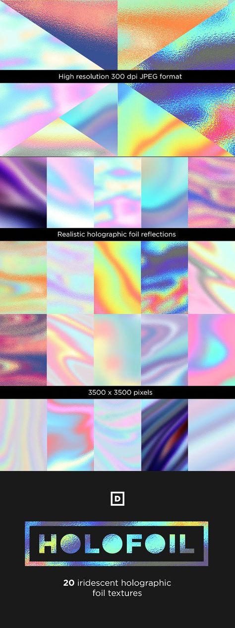 Holographic Photoshoot, Holographic Texture, Holographic Gradient, Mises En Page Design Graphique, Holography, Texture Graphic Design, Holographic Foil, Neon Design, Lukisan Cat Air