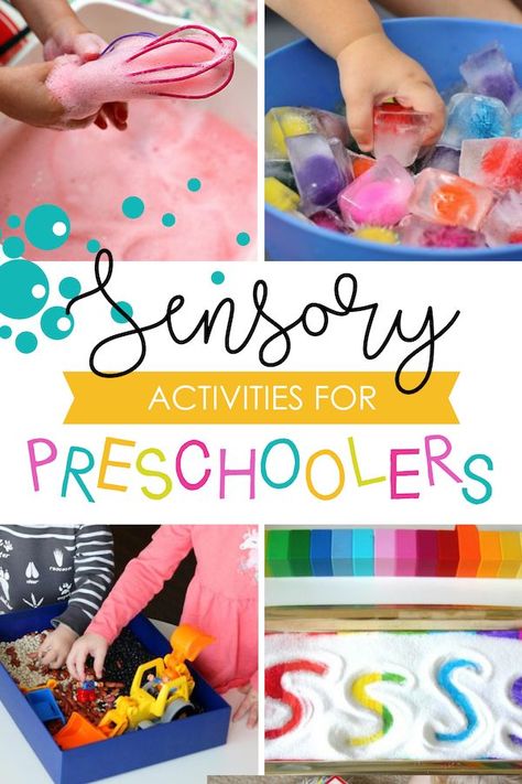 Sensory Preschool Activities for toddlers and preschoolers #preschool #sensoryactivities Sensory Preschool Activities, Preschool Activities Worksheets, Activities Worksheets For Kids, Sensory Preschool, Sensory Activities For Preschoolers, Sensory Activities Toddlers, Activities For Preschoolers, Toddlers And Preschoolers, Kids Sensory