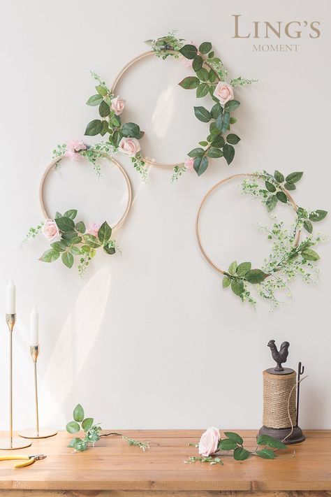 Summer Greenery Wedding, Yellow Flower Garland, Rustic Wedding Backdrop, Baby Shower Wall Decor, Vine Wreaths, Sweetheart Table Backdrop, Summer Greenery, Woodland Wedding Decorations, Christmas Decor Rustic