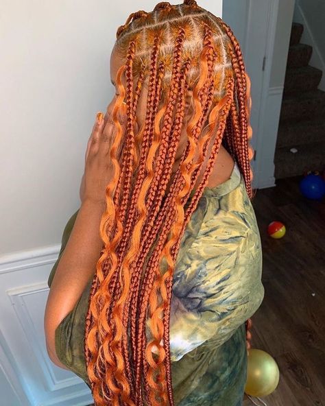 Hair Bayalage, How To Bayalage Hair, Colored Box Braids, Blonde Box Braids, Big Braids, Big Box Braids Hairstyles, Box Braids Hairstyles For Black Women, Cute Box Braids Hairstyles, Quick Braided Hairstyles