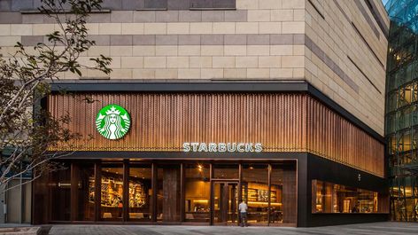 Visit | Starbucks Reserve Starbucks Shop, Restaurant Facade, Restaurant Exterior Design, Starbucks Design, Retail Facade, Starbucks Store, Restaurant Exterior, Shop Facade, Starbucks Reserve