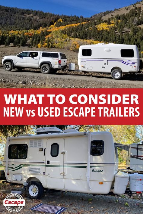 If you are interested in living the Escapee lifestyle, you will need to decide if you want to buy a new or used RV. Comparing the pros and cons of each can simplify the decision-making process. So, don’t wait. Put your plans in gear and get the best fiberglass travel trailer for your needs. Click through to learn more. Escape Travel Trailer, Renovation Costs, Used Rv, Advantages And Disadvantages, Customer Stories, Rv Trailers, Travel Trailers For Sale, Pros And Cons, Decision Making