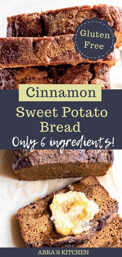 Gf Sweet Potato Bread, Gf And Vegan Recipes, Gf Sweet Potato Muffins, Gluten Free Sweet Potatoes Recipes, Sweet Potato Bread Gluten Free, Butternut And Sweet Potato Recipes, Gf Quick Bread Recipes, Gluten Free Breads And Muffins, Breakfast Breads Recipes