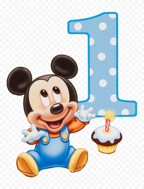 Mickey Mouse Baby Birthday, Bolo Do Mickey Mouse, Mickey Bebe, Mickey 1st Birthdays, Baby Disney Characters, Fiesta Mickey Mouse, Mickey Mouse First Birthday, Mickey Mouse 1st Birthday, Mickey Baby