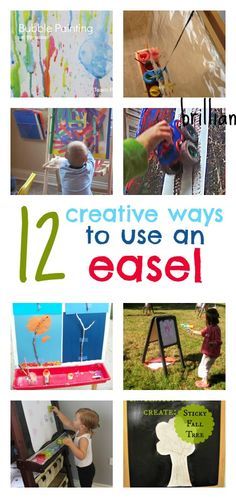 ideas for a child's art easel, simple easel art projects, process art ideas for preschool Easel Ideas, Painting Easel, Easel Painting, Art Easel, Easel Activities, Tin Foil, Toddler Play, Children's Art, Toddler Art