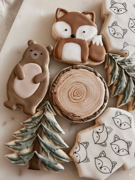 Vegan Woodland Baby Shower Cookies Gender Reveal Cookies Gender Neutral Cookies Fox Cookies Tree Cookies Onesie Cookies - Etsy Gender Neutral Cookies, Neutral Cookies, Woodland Baby Shower Cookies, Cookies Gender Reveal, Woodsy Baby Showers, Gender Reveal Cookies, Onesie Cookies, Fox Baby Shower, Baby Shower Treats