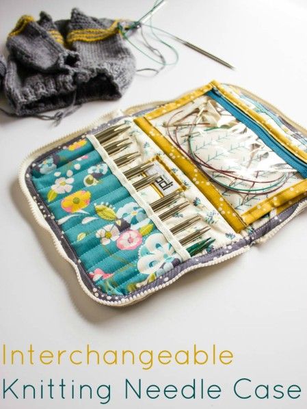 Leather Case for Knitpicks Interchangeable Knitting Needles Diy Knitting Needle Case, Interchangeable Knitting Needle Case, Knitting Needle Case Pattern, Purse Organizer Pattern, Knitting Bag Tutorial, Diy Knitting Needles, Knitting Case, Knitting Needle Storage, Interchangeable Knitting Needles