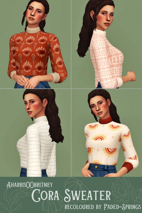 Sims 4 Sweater Maxis Match, Sims 4 Cc Mm Clothes Female, Maxis Match Tops Sims 4, Sims 4 Maxis Match Sweater, Aharris00britney Clothes, Sims 4 Sweaters Cc, Sims 4 Cc Mom Clothes Patreon, Maxis Match Sims 4 Cc Patreon, Sims 4 Cc Clothes Maxis Match Hair