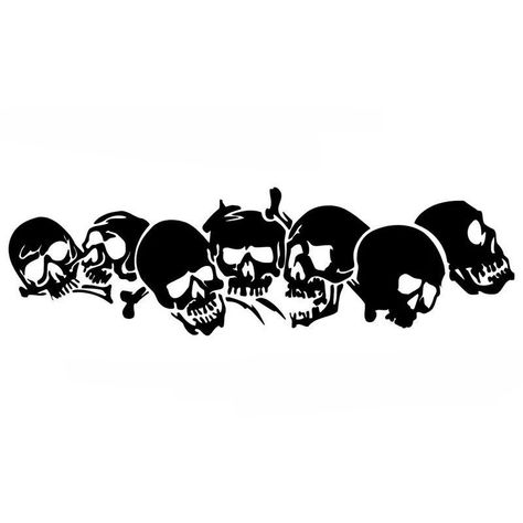 Skull Stencil, Vinyl Car Stickers, Skeleton Art, Car Decals Vinyl, Skull Art, Cute Tattoos, Car Stickers, Silhouette Cameo, Art Sketches