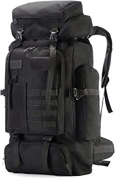 FLYKEPER 75L Hiking Backpack Outdoor Trekking Bag Lightweight Waterproof Bag Ski Backpack Tactical Backpack, New Black Trekking Backpack, Trekking Bag, Backpack Tactical, Ski Backpack, Climbing Bag, Outdoor Trekking, Sport Climbing, Large Capacity Backpack, Backpack Waterproof