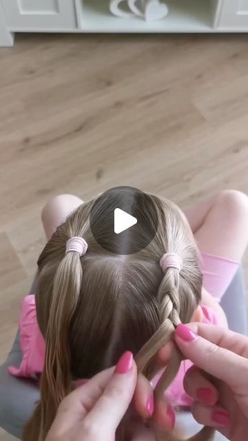 Simple Gymnastics Hairstyles, Girl Easy Hairstyles Kids, Hảir Style Kids Girl, Hairstyles For Lil Girls Ideas, Hair For Kids Girls Easy, Hear Stail Girl, Hair Styles Girls Kids, Hairstyles For Short Hair For Kids, School Picture Hairstyles Kids