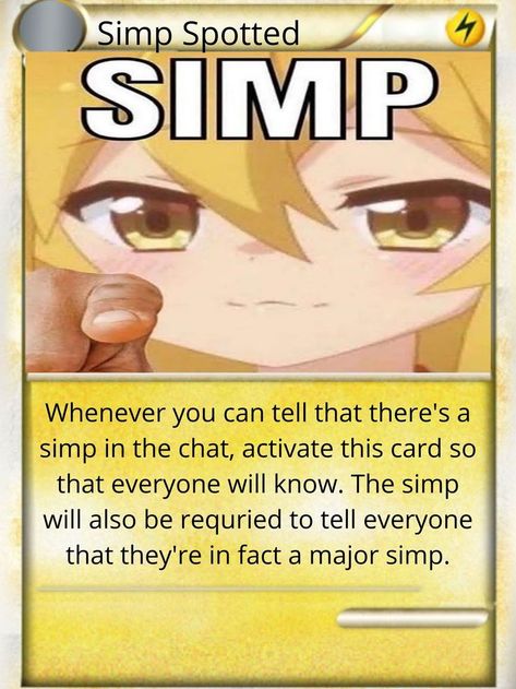 Yugioh Cards Funny, Use This Card When, Simp Card, Trap Cards, Yugioh Trap Cards, Trap Card, Mood Card, Uno Cards, Funny Yugioh Cards