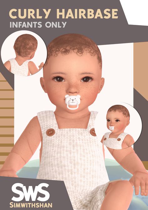 Sims Infants, The Sims 4 Bebes, Infant Cc, Hair Color Swatches, Four One Direction, Lotes The Sims 4, Infant Hair, Sims Baby, Die Sims 4