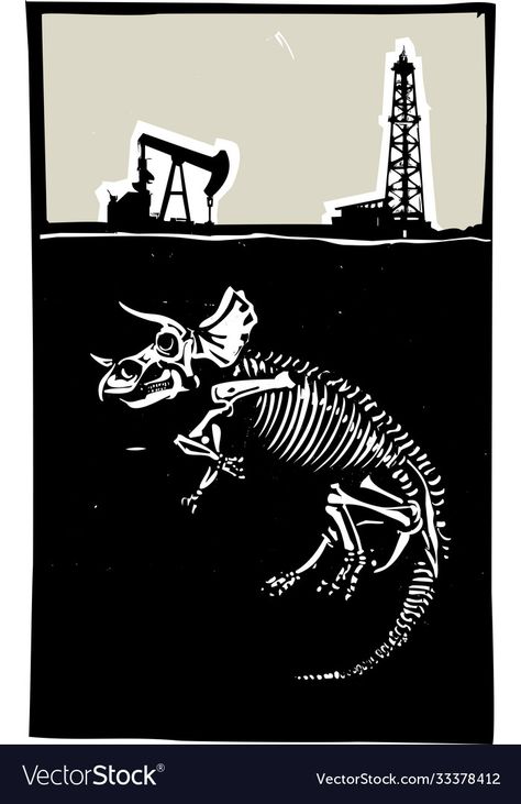 Triceratops Fossil, Fossil Art, Passport Stamps, Linocut Art, Fossil Fuels, Oil Rig, Ex Libris, Linocut, Block Print