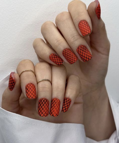 Red Nails, Snake Skin, Nail Art, Nails, Red, Nail Arts