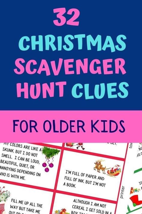 Christmas Present Hunt Clues, Christmas Hunt Clues, Present Scavenger Hunt Christmas, Christmas Treasure Hunt Clues For Teens, Christmas Treasure Hunt For Adults, Gift Scavenger Hunt Ideas For Kids, Christmas Gift Scavenger Hunt For Teens, Christmas Scavenger Hunt Clues Adults, Christmas Gift Scavenger Hunt For Kids