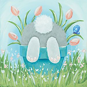 Easter Canvas Painting, Easter Canvas, Easter Paintings, Bunny Painting, Holiday Painting, Easy Canvas Painting, Canvas Painting Designs, Easter Art, Canvas Painting Diy