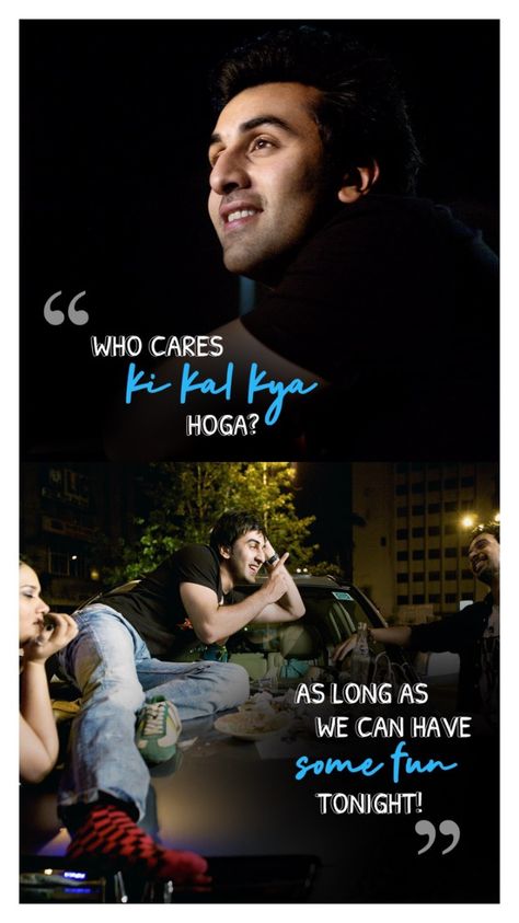 Bollywood Dialogues Aesthetic, Wake Up Sid Posters, Wake Up Sid Wallpapers, Ranbir Kapoor Yjhd, Ranbir Kapoor Quotes, Thoughts Quotes Life, Wake Up Sid, Wallpaper With Quotes, Romantic Dialogues