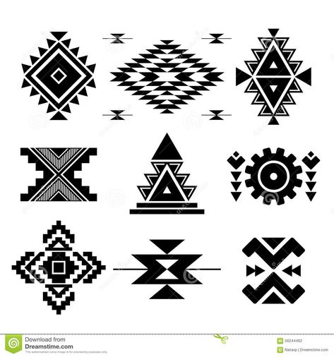 Cow Skull Art, Aztec Decor, Navajo Pattern, Native American Patterns, Muster Tattoos, Geometric Elements, Native Design, 문신 디자인, Tattoo Pattern